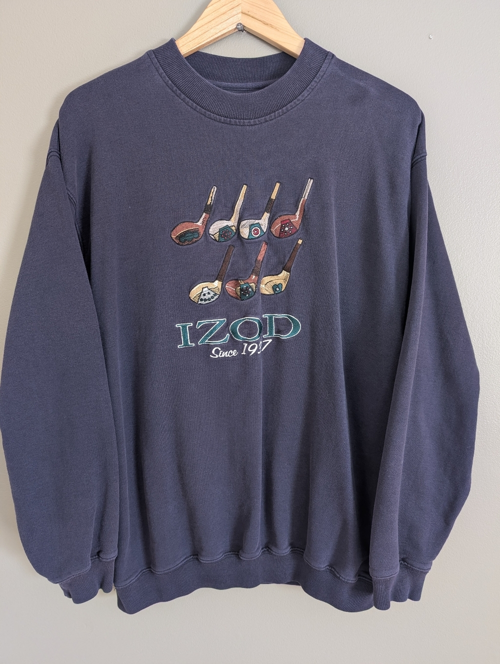 Vintage 90s Izod Golf Club Sweatshirt Size XL